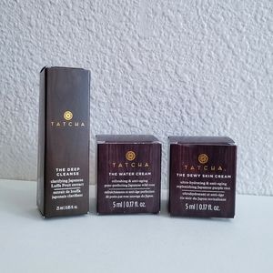 TATCHA | Deep Cleanse, Dewy Skin + Water Creams